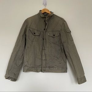 Levi’s army green cotton utility jacket